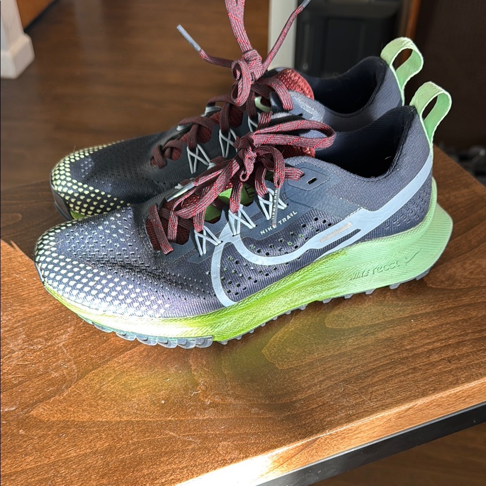 Nike Trail Running Shoes - Black and Green